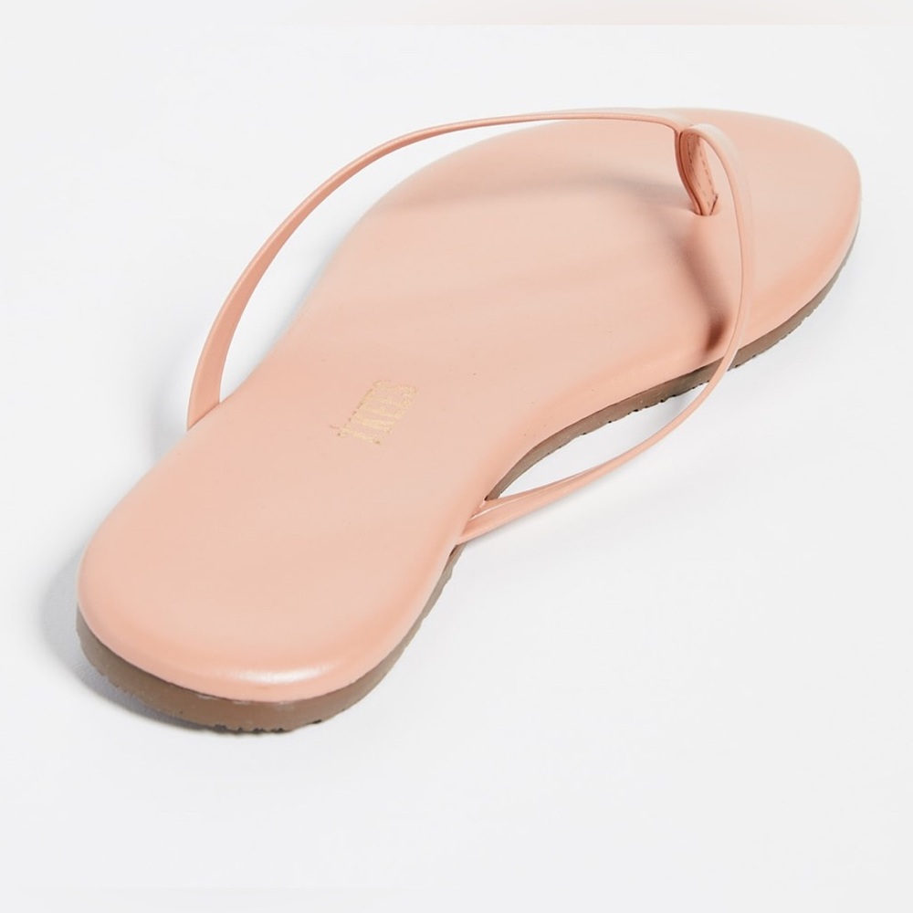 Foundations Shimmer Flip Flops in Beach NIB - Picture 3 of 7